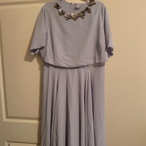 Blue ASOS Midi Dress